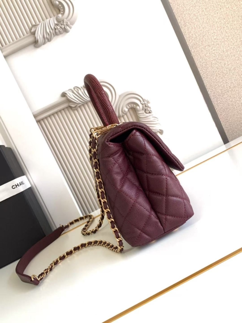 Ch**el top handle bags